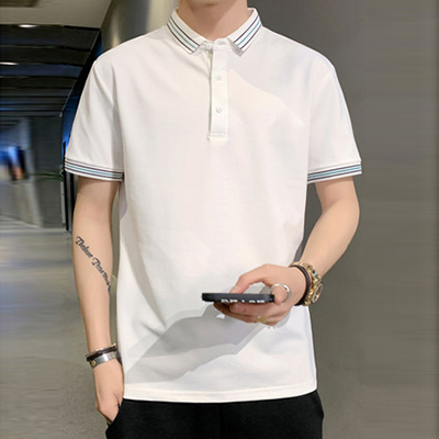 Lapel short-sleeved T-shirt